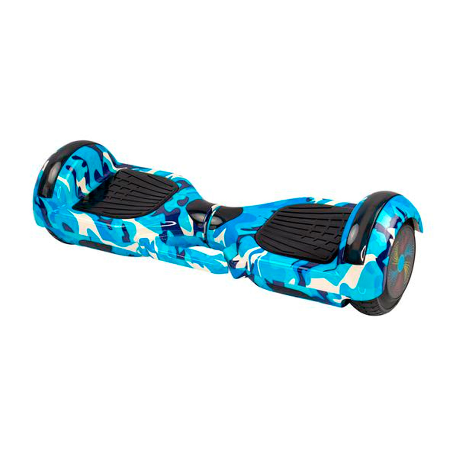 Scooter Elétrico Star Hoverboard 6.5'' / Bluetooth / LED / Bolsa - Azul Camuflado