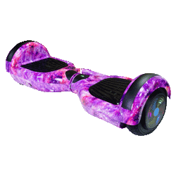 Scooter Elétrico Star Hoverboard 6.5 Bluetooth / LED / Bolsa - Roxo Galaxia