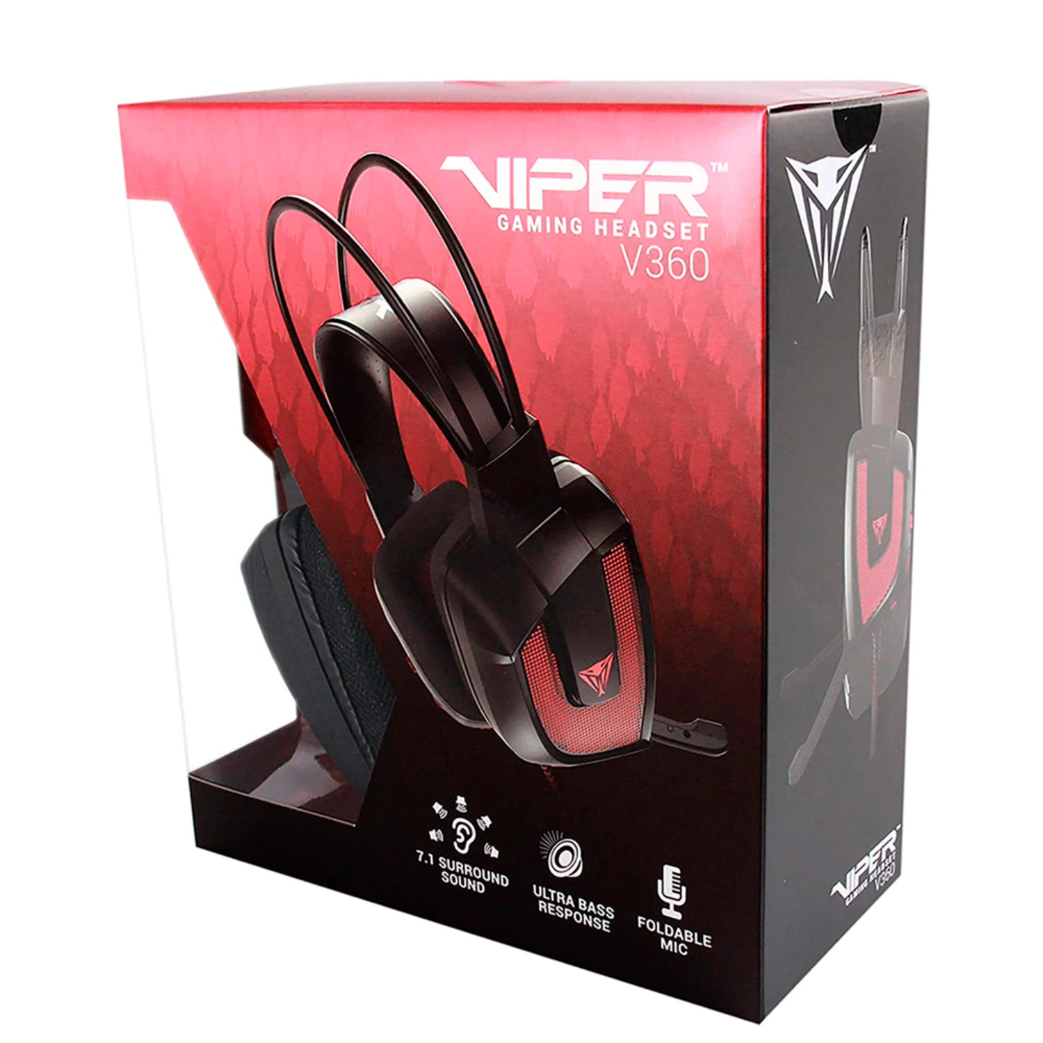 Headset Gamer Patriot Viper V360 - Preto