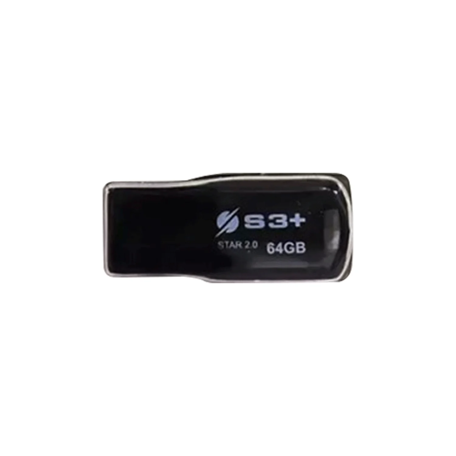 Pendrive 64GB S3+ / USB 2.0 - Preto (S3PD2004064BK-R)