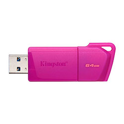 Pendrive Kingston Data Travel Exodia 64GB KC-U2L64-7LP M / USB 3.2 - Roxo
