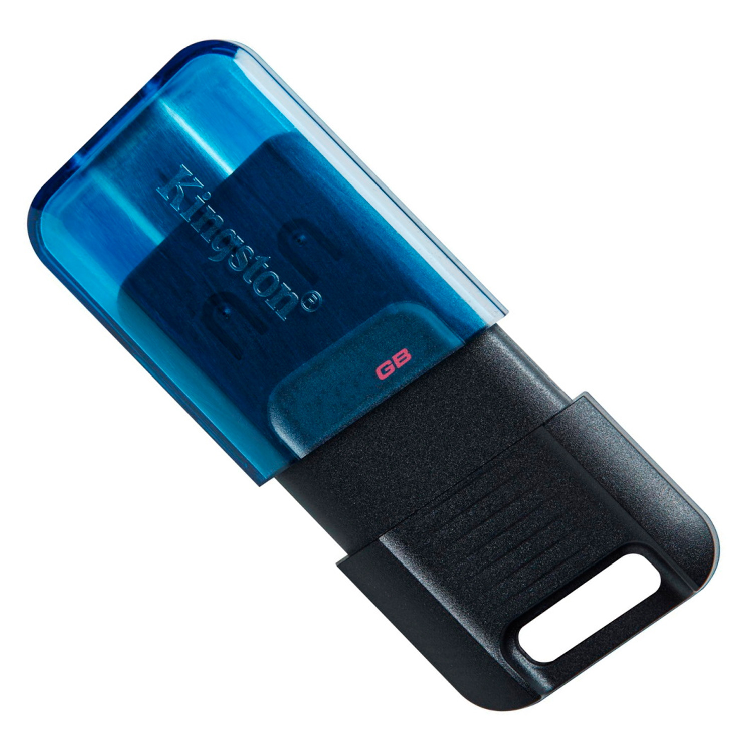 Pendrive Kingston DataTraveler 80 128GB USB-C/USB 3.2 - Preto DT80/128GB