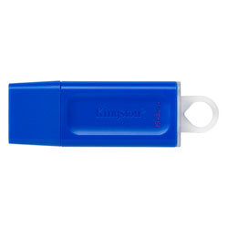 Pendrive Kingston Exodia 64GB / USB 3.0 - Azul (KC-U2G64-7GB)