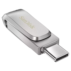 Pendrive SanDisk Ultra Dual Drive 128GB USB-C/USB 3.0 - SDDDC4-128G-G46