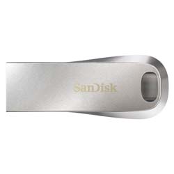 Pendrive SanDisk Ultra Luxe 256GB USB 3.1 - Prata SDCZ74-256G-G46