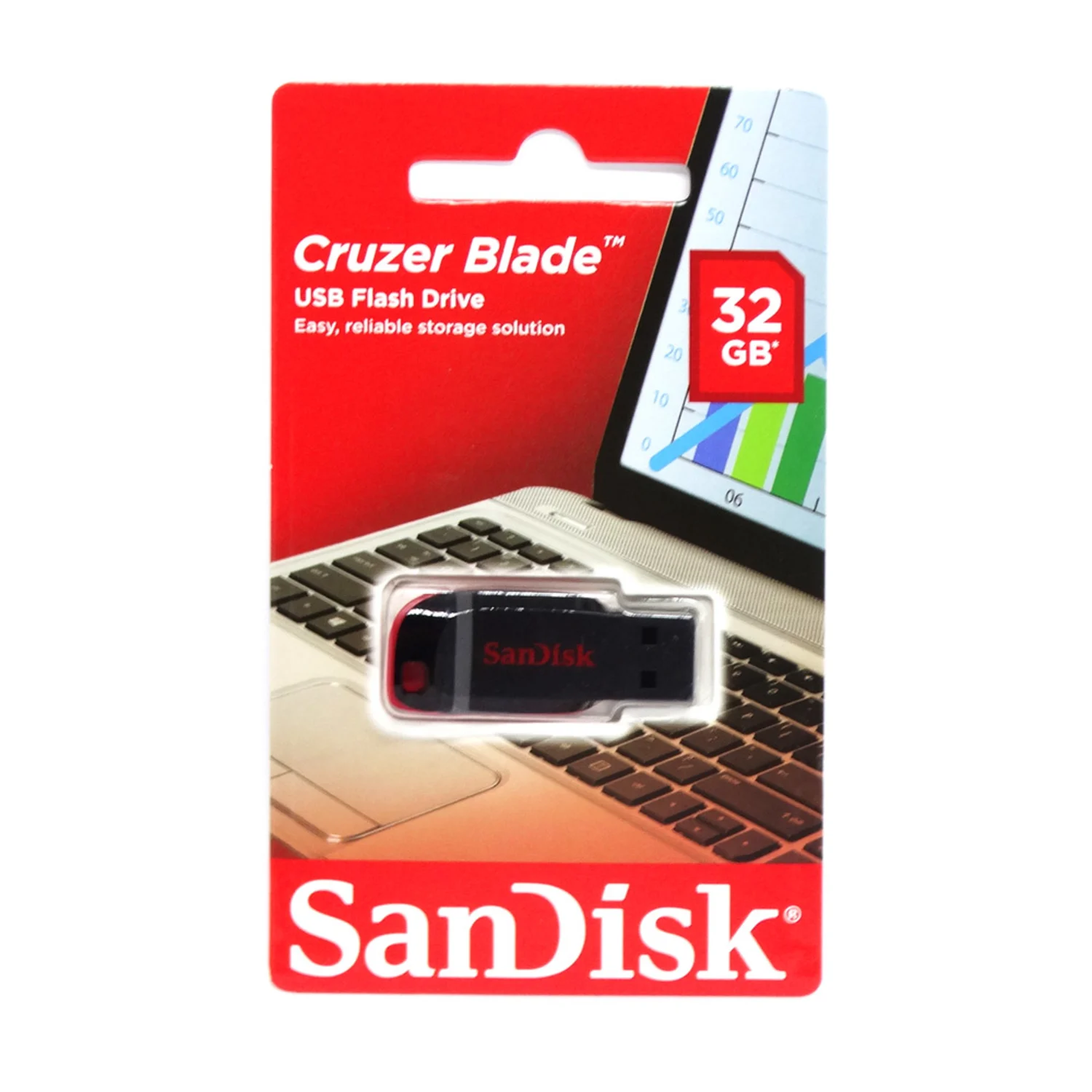 Pendrive SanDisk Z50 Cruzer Blade 32GB USB-A USB 2.0 - SDCZ50-32G-B35