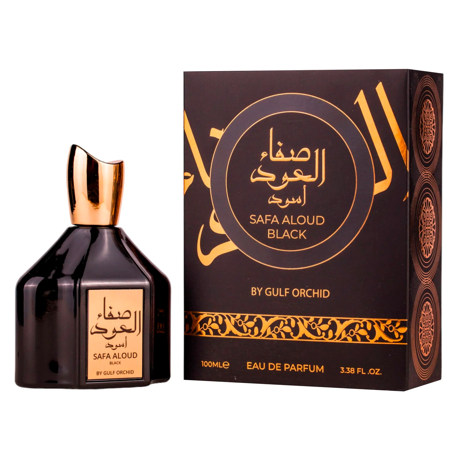 Perfume Gulf Orchid Safa Aloud Black Eau de Parfum Unissex 100ml