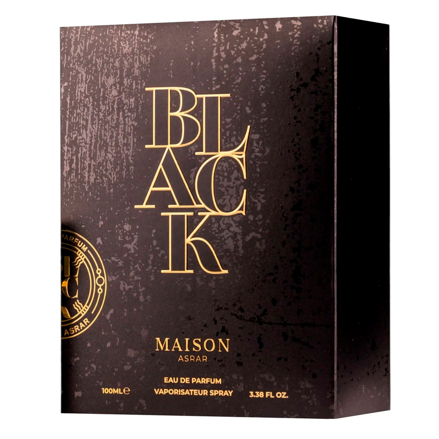Perfume Maison Asrar Black Eau de Parfum Masculino 100ml