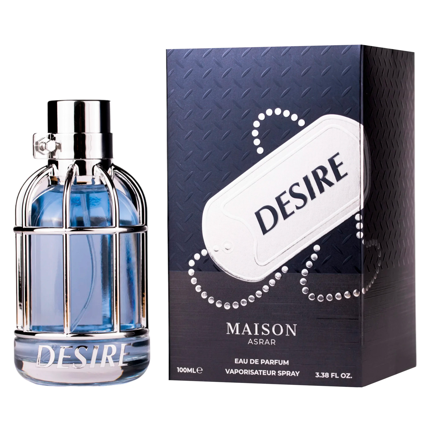 Perfume Maison Asrar Desire Eau de Parfum Masculino 100ml
