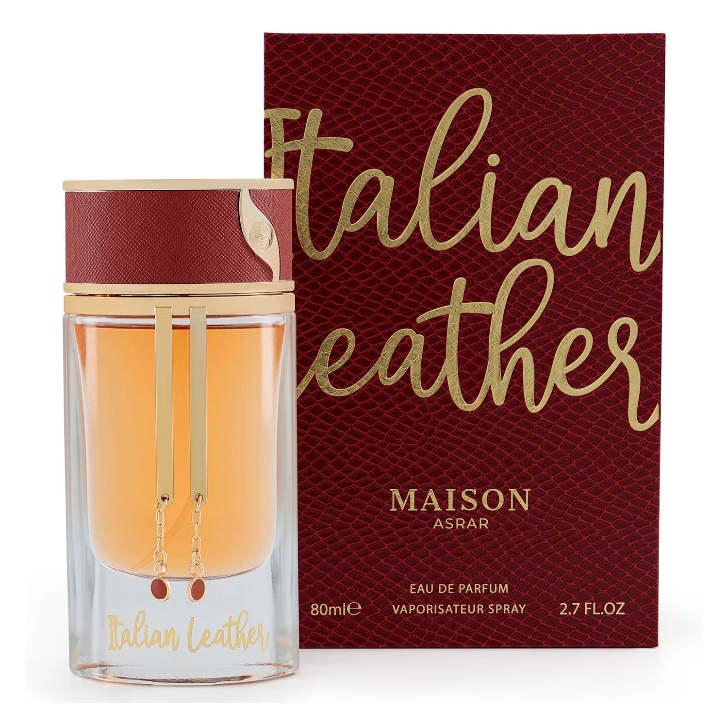 Perfume Maison Asrar Italian Leather Eau de Parfum Feminino 80ml