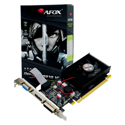 Placa de Vídeo Afox GeForce GT-210 / 1GB / DDR2 - (AF210-1024D2LG2V7)