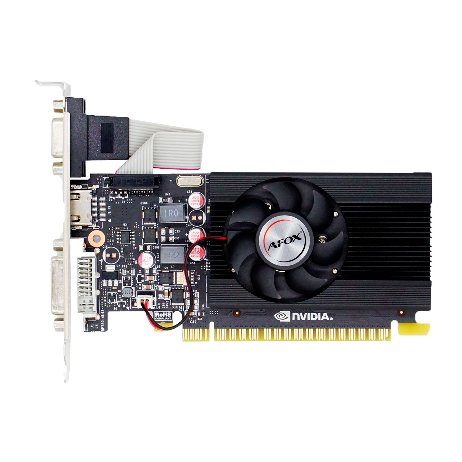Placa de Video Afox NVIDIA GeForce GT-710 4GB DDR3 - AF710-4096D3L7-V1