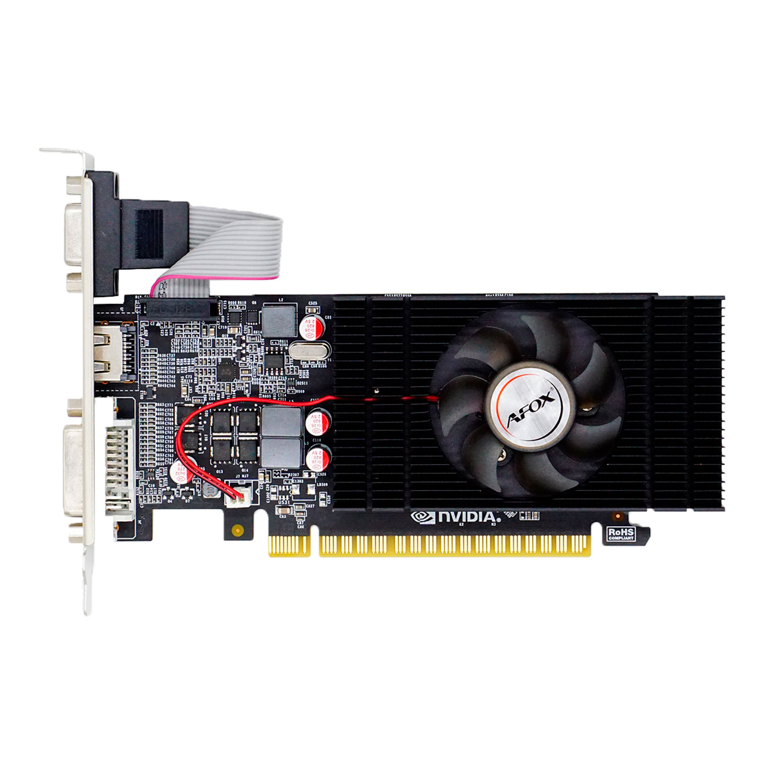 Placa de Vídeo Afox NVIDIA GeForce GT-740 2GB DDR5 - AF740-2048D5L4