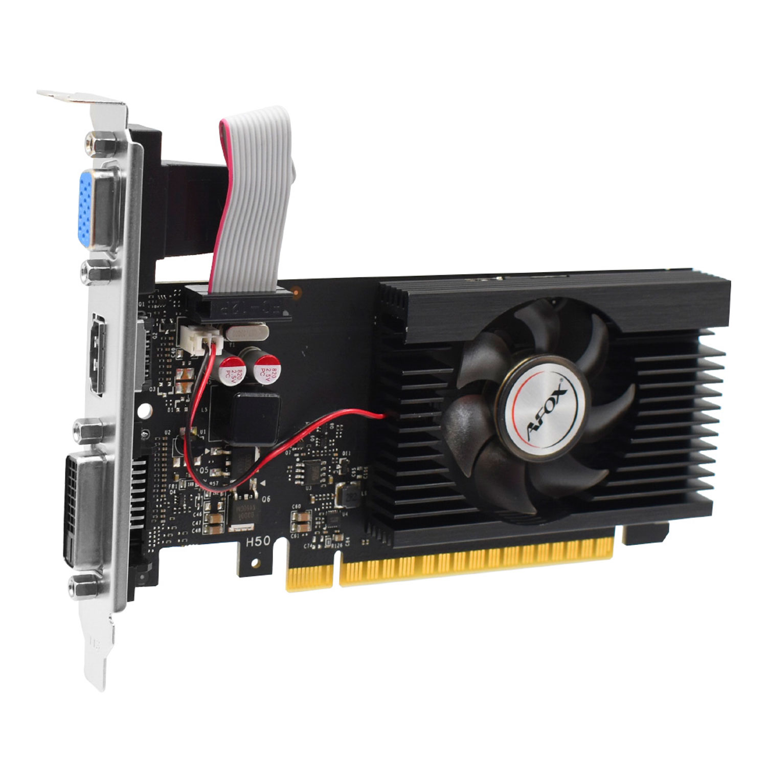 Placa de Vídeo Afox NVIDIA GeForce GT-740 4GB DDR3 - AF740-4096D3L3 (Caixa Danificada)
