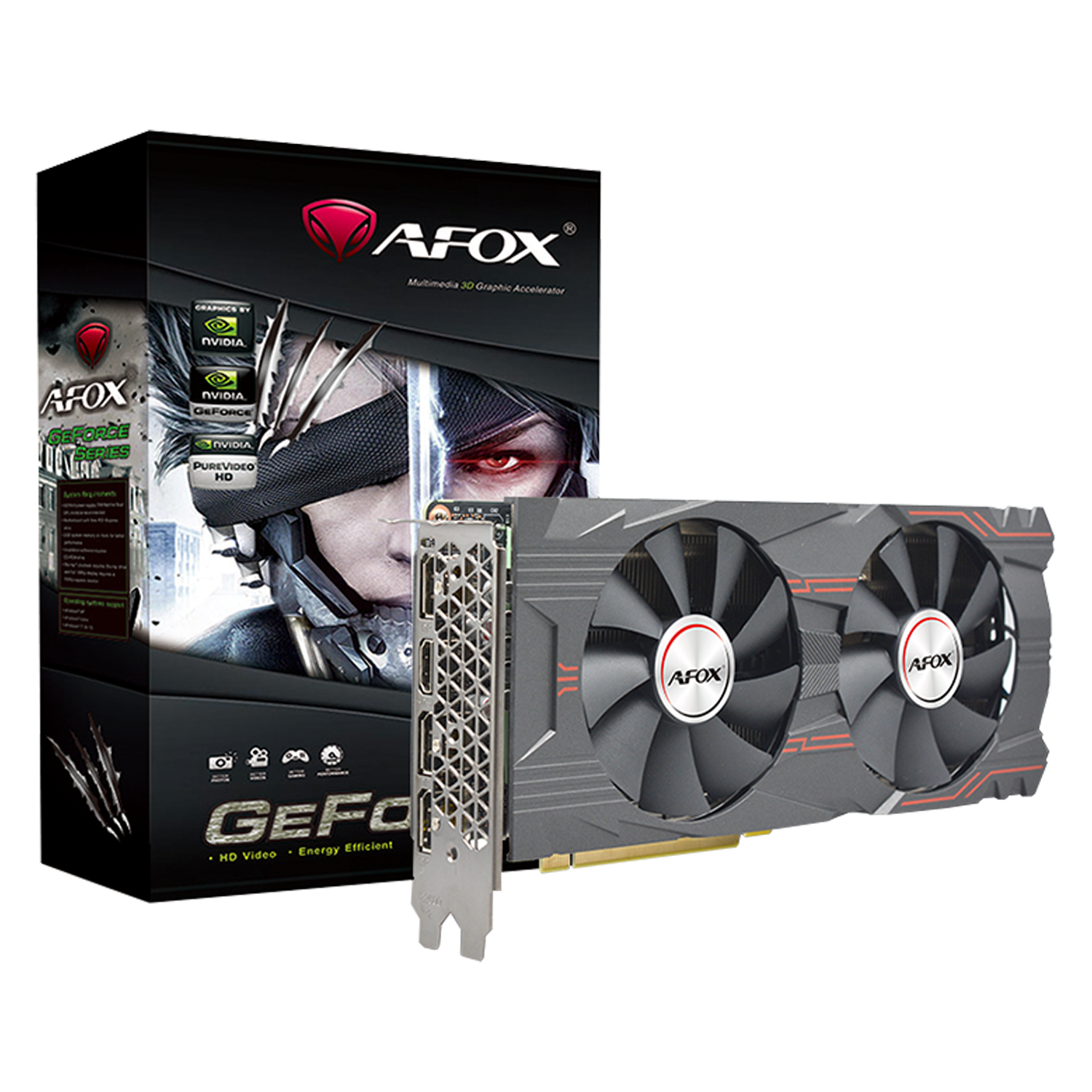 Placa de Vídeo Afox NVIDIA GeForce RTX 2060 Super 8GB GDDR6 - AF2060S-8192D6H4-V2