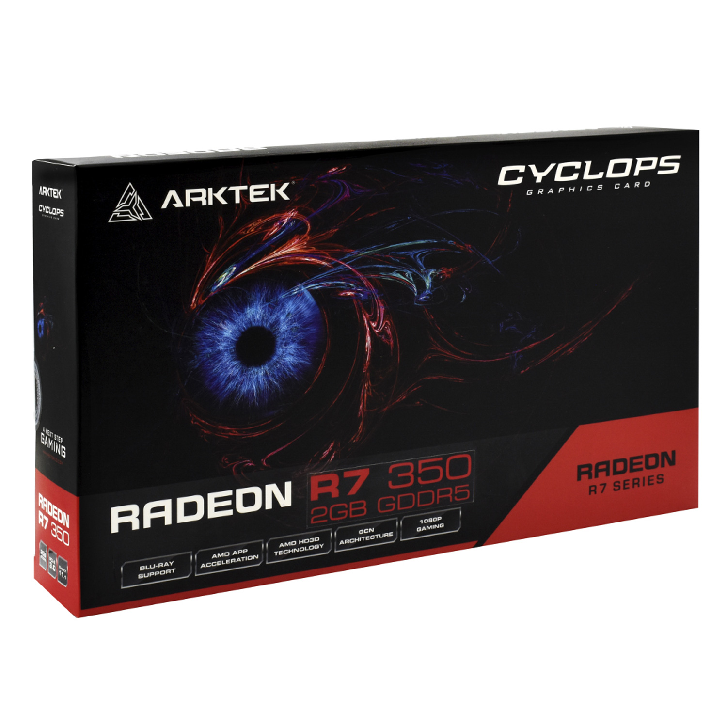 Placa de Vídeo Arktek AMD Radeon R7-350 2GB GDDR5 - AKR350D5S2GH1