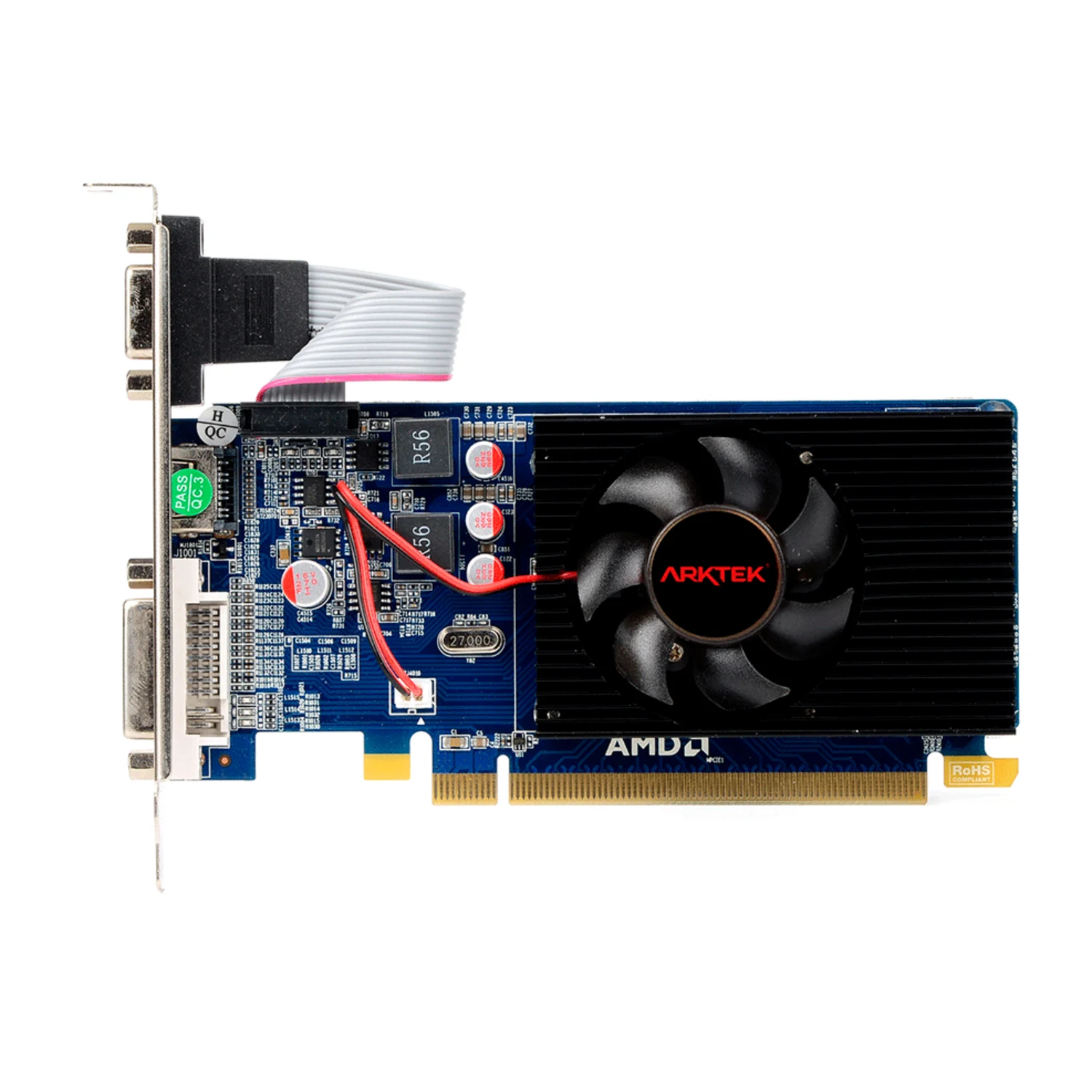 Placa de Vídeo Arktek Cyclops AMD Radeon R5-230 1GB GDDR3 - AKR230D3S1GL1