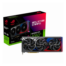 Placa de Vídeo Asus ROG Strix Gaming OC NVIDIA GeForce RTX 4060 Ti 8GB GDDR6 - ROG-STRIX-RTX4060TI-08G-G
