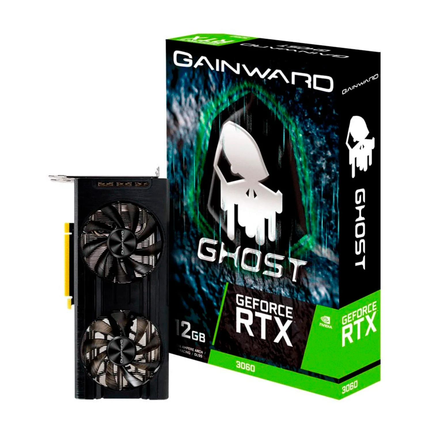Placa de Video Gainward Ghost NVIDIA GeForce RTX 3060 12GB GDDR6 - NE63060019K9-190AU