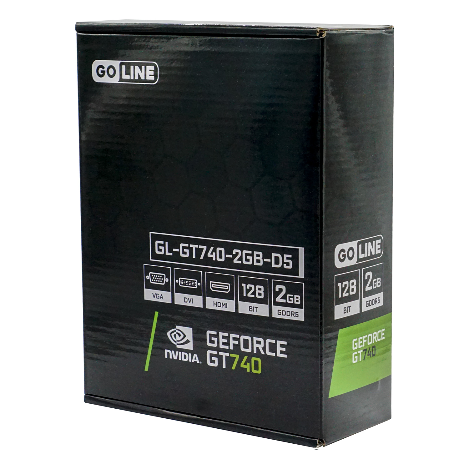 Placa de Vídeo Goline GT 740 NVIDIA GeForce GT 740 GDDR5 - GL-GT740-2GB-D5 (1 Ano de Garantia)