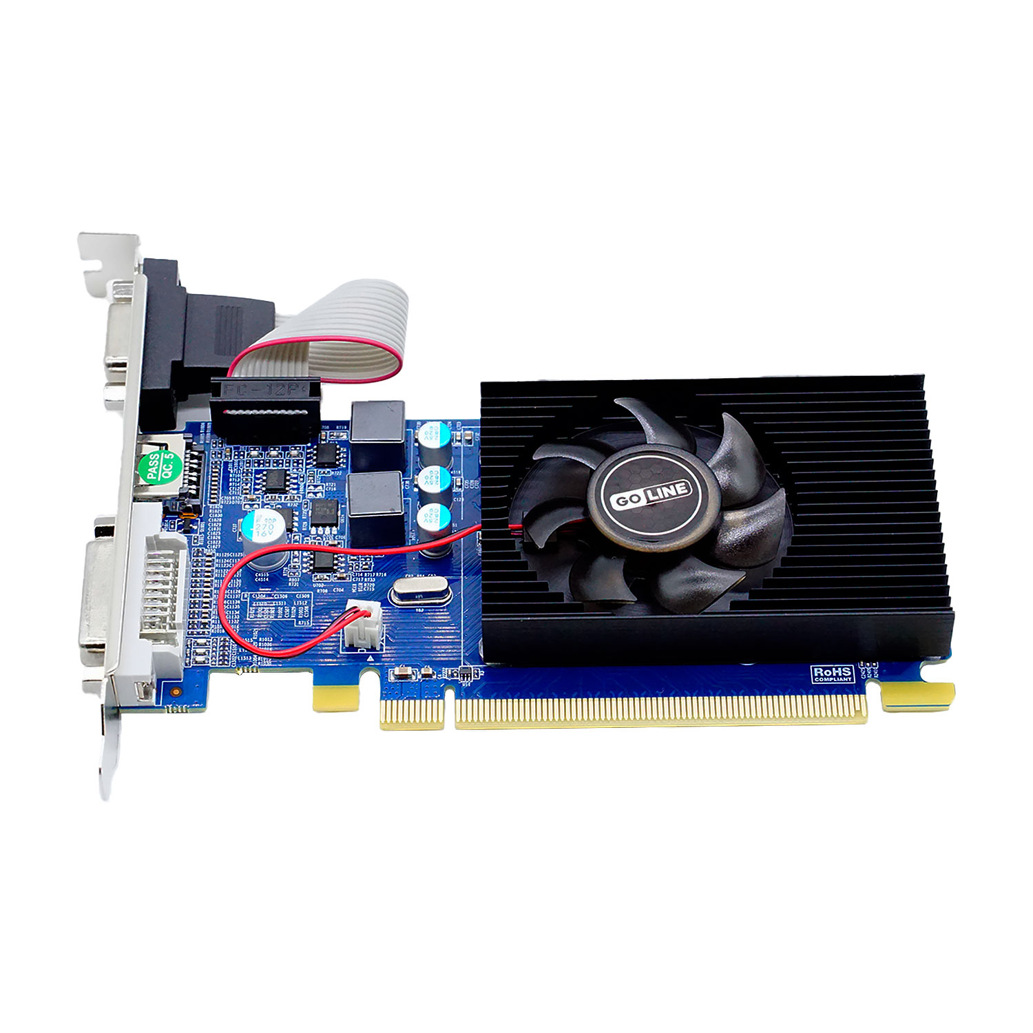 Placa de Vídeo Goline R5-230 AMD Radeon R5 230 1GB DDR3 - GL-R5-230-1GB-D3 (1 Ano de Garantia)