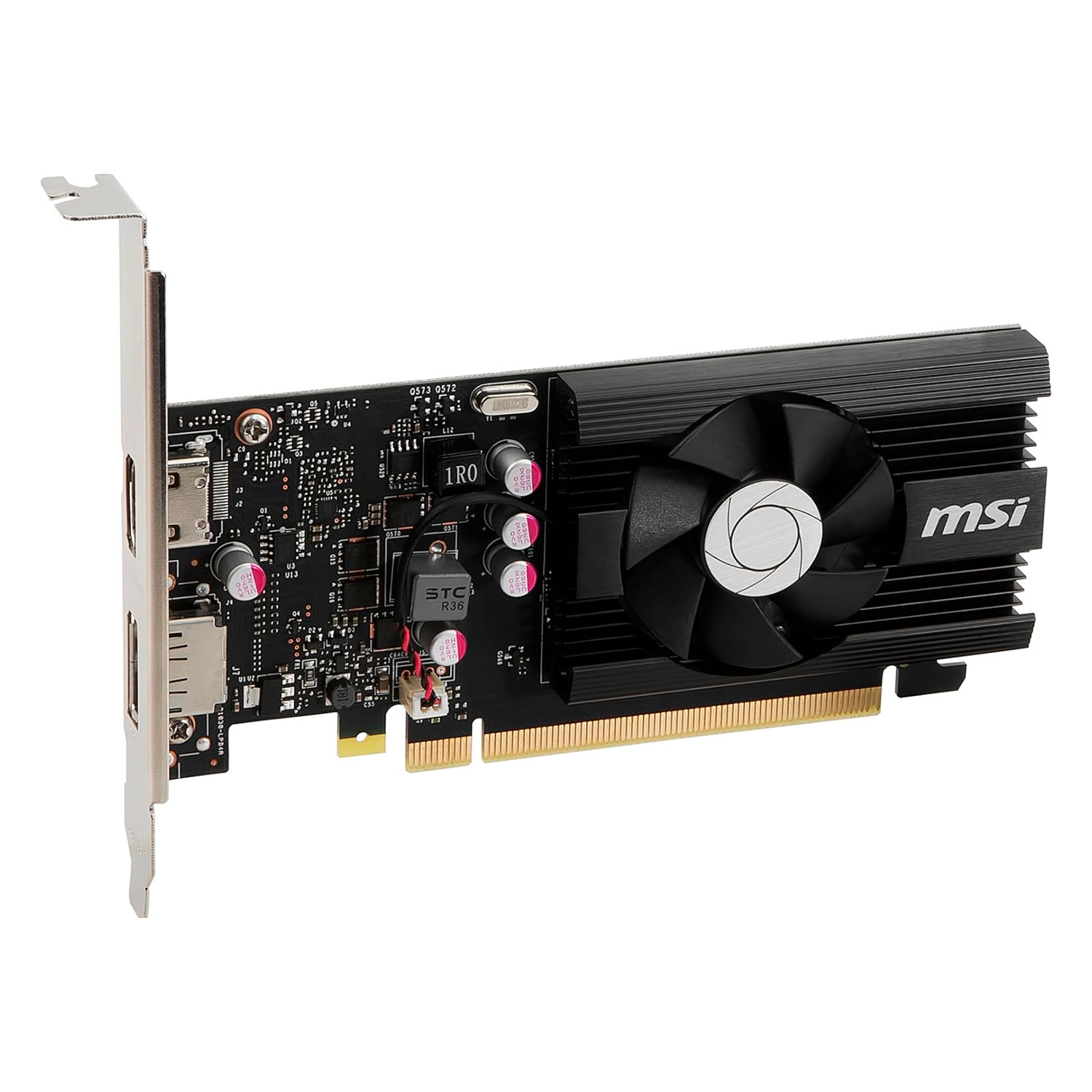 Placa de Vídeo MSI NVIDIA GeForce GT-1030 LP OC 4GD4 4GB - 912-V812-001