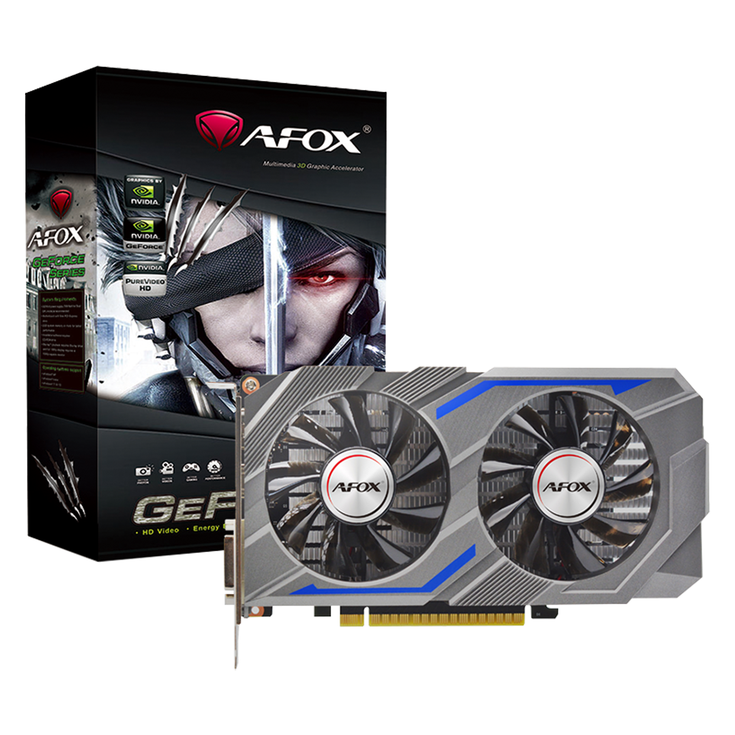 Placa de Vídeo NVIDIA Afox GeForce GTX 1650 / 4GB / DDR6 / 128 Bits - (AF1650-4096D6H1)
