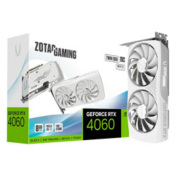 Placa de Vídeo Zotac Gaming Twin Edge OC White NVIDIA GeForce RTX 4060 8GB GDDR6 - ZT-D40600Q-10M
