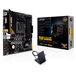 Placa Mãe ASUS TUF Gaming A520M-PLUS WIFI / Soquete AM4 / DDR4 