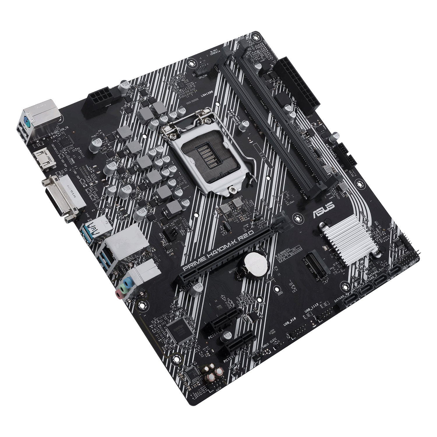 Placa Mãe Asus Prime H410M-K R2.0 / Socket LGA 1200 / Chipset H470 / DDR4 / Micro ATX
