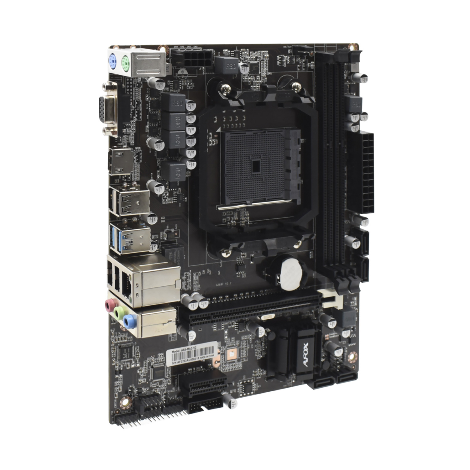Placa Mãe Afox A88-MA5-V2 DDR3 Socket AMD FM2/FM2+ Chipset AMD A88 Micro ATX