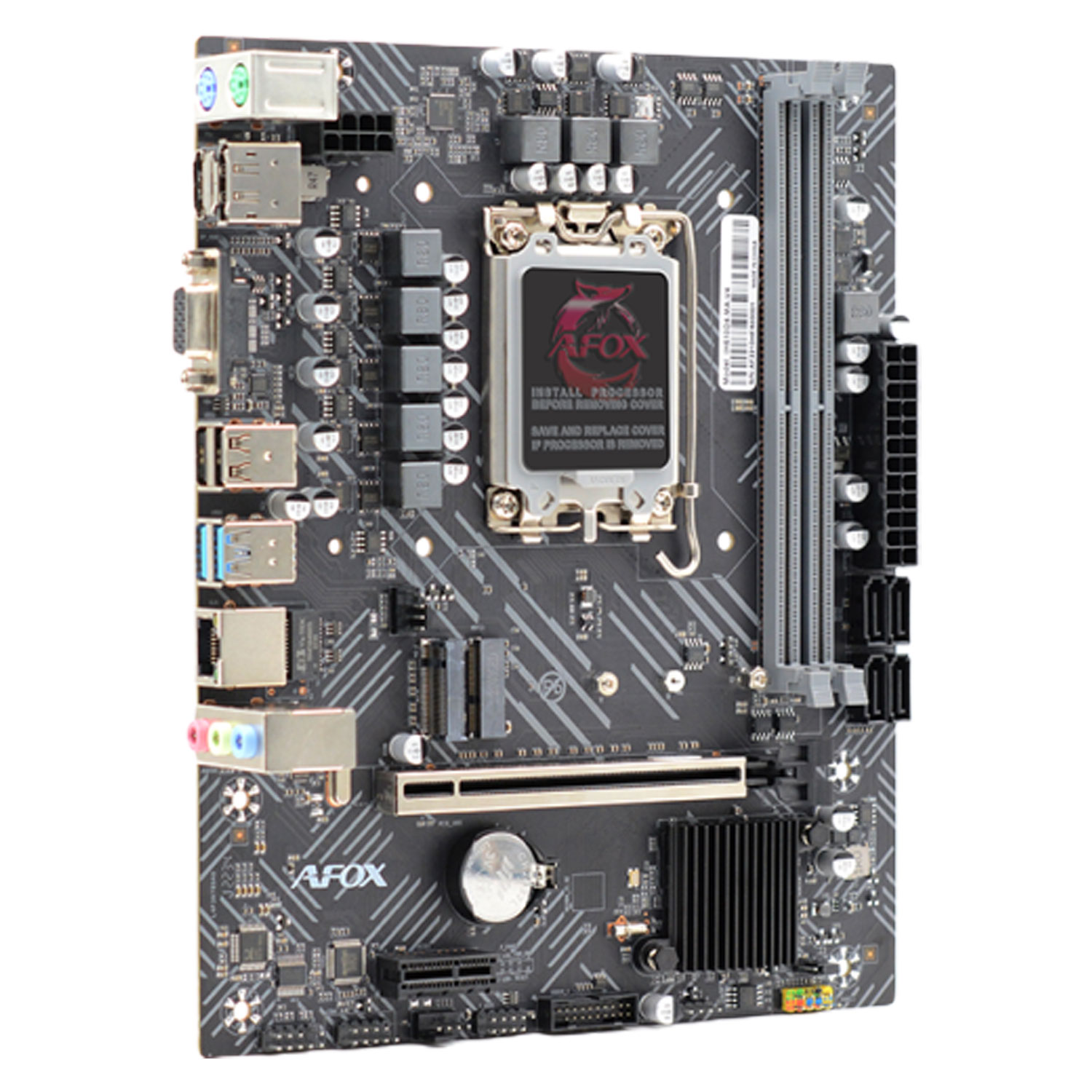 Placa Mãe Afox H610 IH610D4-MA-V4 Socket LGA 1700 Chipset Intel H610 DDR4 Micro ATX