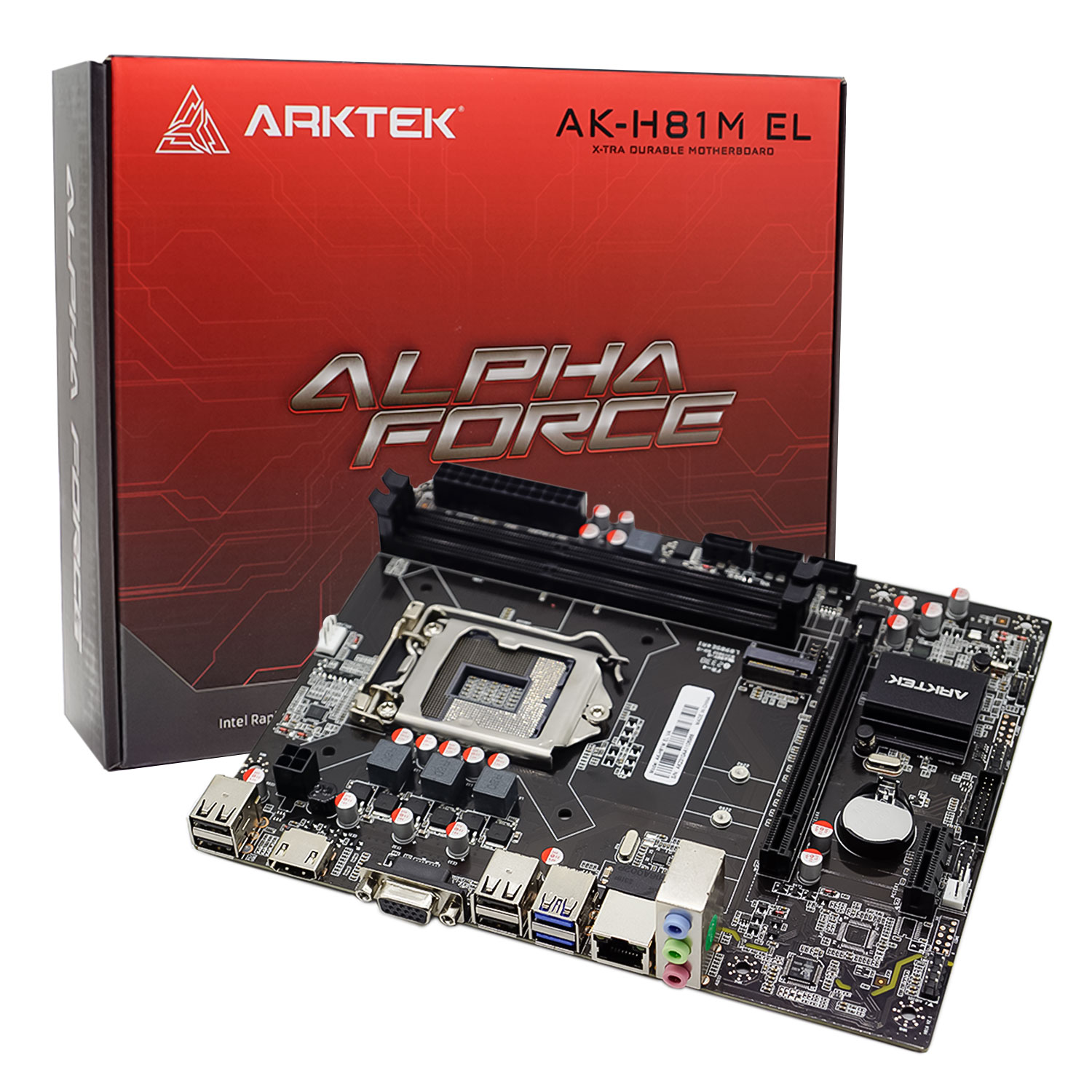 Placa Mãe Arktek AK-H81M EL DDR3 Socket LGA 1150 Chipset Intel H81 Micro ATX
