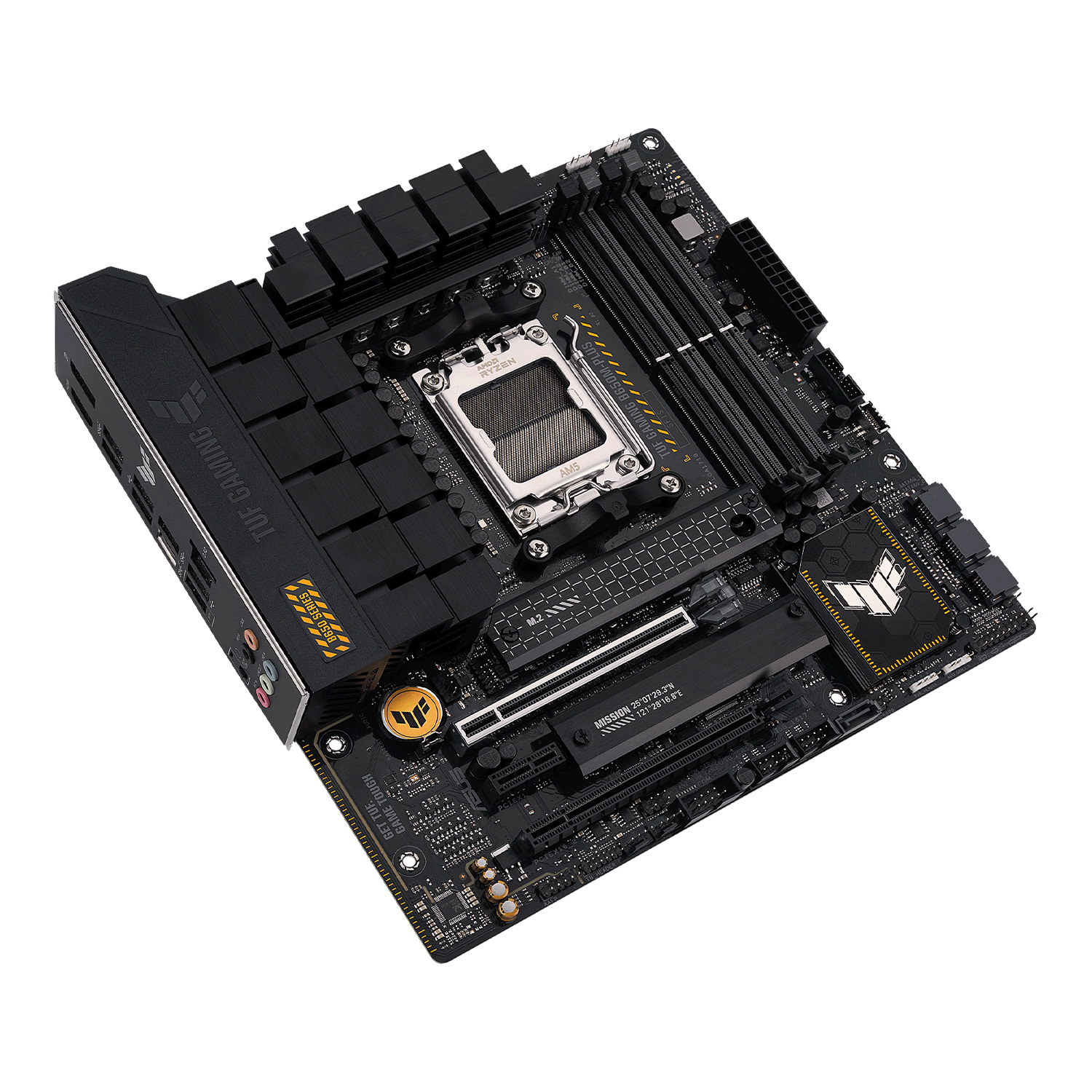 Placa Mãe Asus B650M Plus Tuf Gaming Wi-Fi Socket AM5 Chipset AMD B650 DDR5 Micro ATX