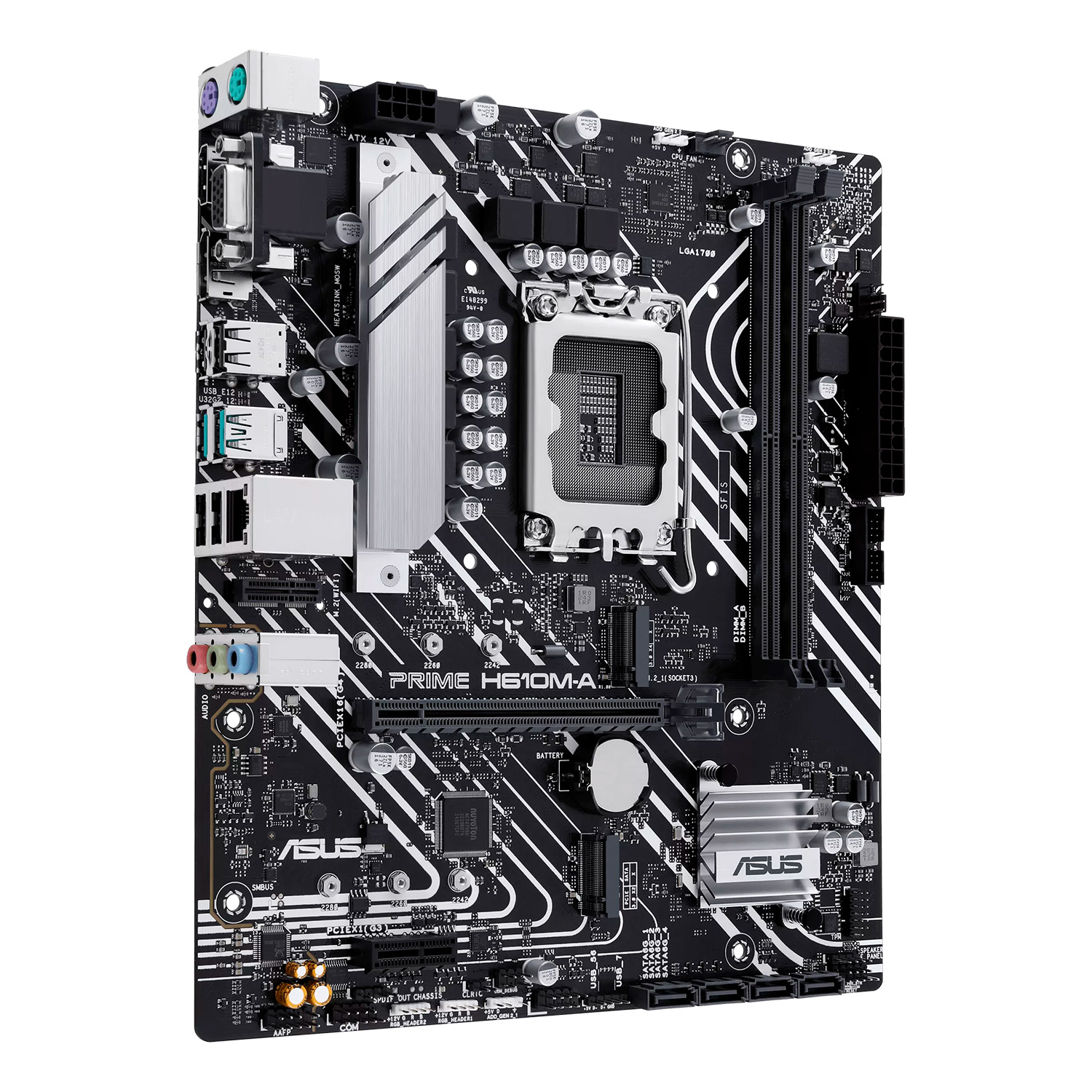 Placa Mãe Asus H610M-A Prime Socket LGA 1700 Chipset Intel H610 DDR5 Micro ATX