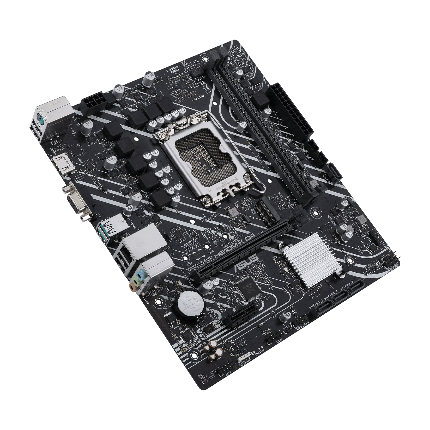 Placa Mãe Asus H610M-K D4 Prime Socket LGA 1700 Chipset Intel H610 DDR4 Micro ATX