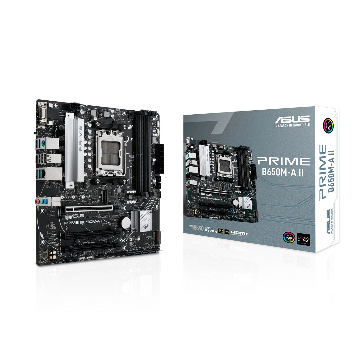 Placa Mãe Asus Prime B650M-A II DDR5 Socket AM5 Chipset AMD B650 Micro ATX