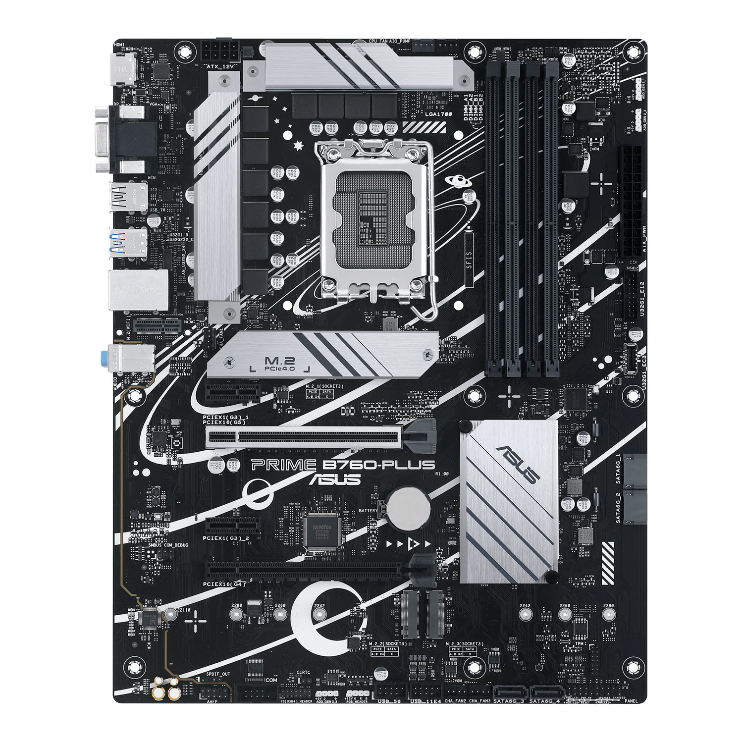 Placa Mãe Asus Prime B760 Plus Socket LGA 1700 Chipset Intel B760 DDR5 ATX
