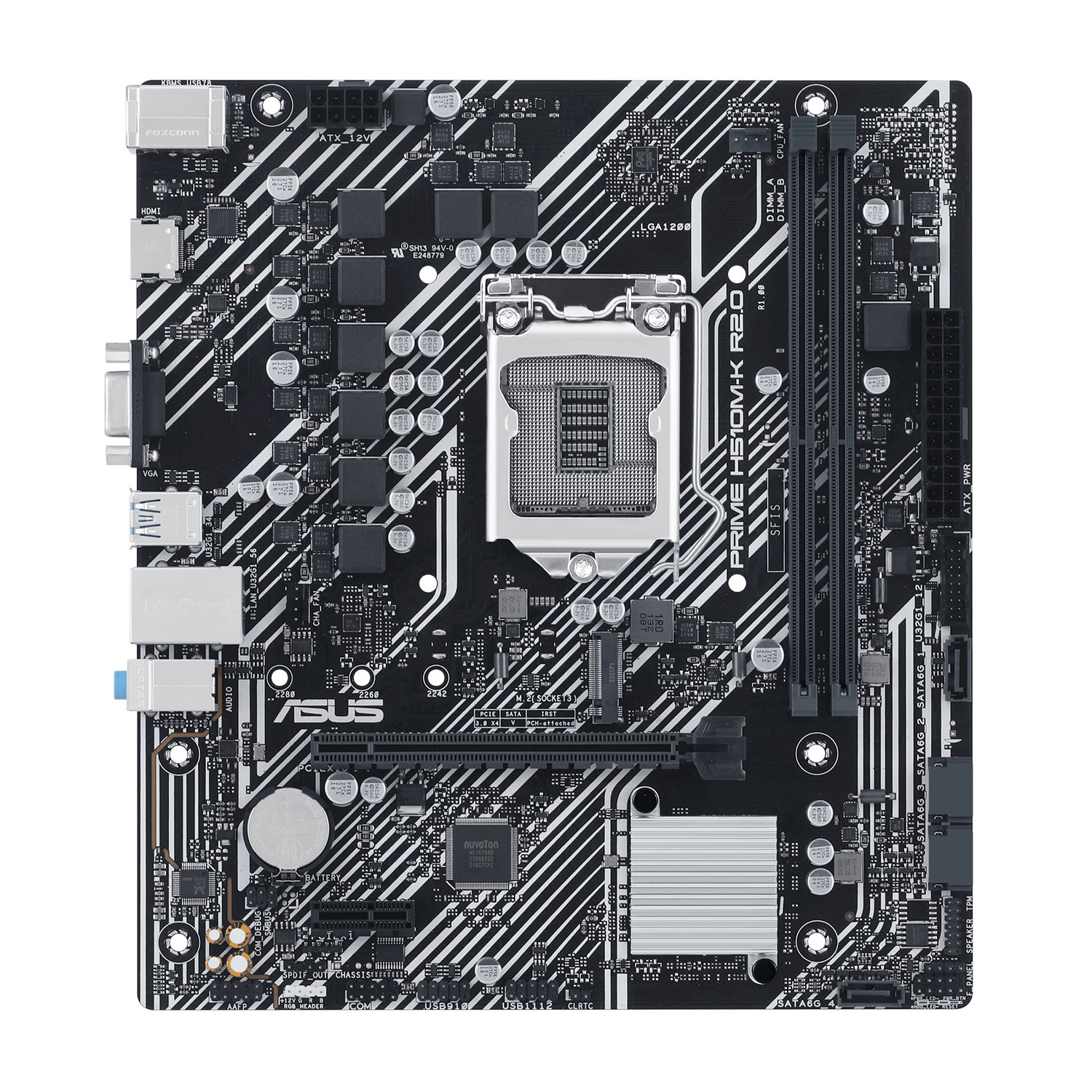 Placa Mãe Asus Prime H510M-K R2.0 DDR4 Socket LGA 1200 Chipset H470 Micro ATX 
