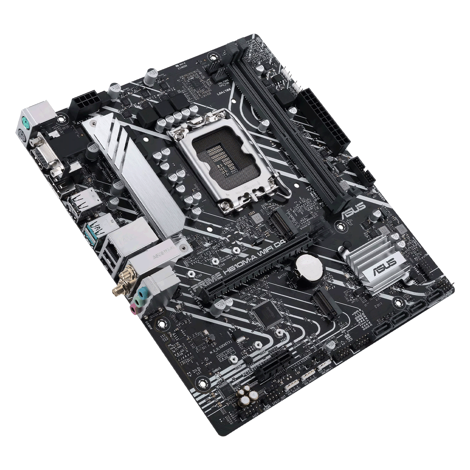 Placa Mãe Asus Prime H610M-A D4 DDR4 Socket LGA 1700 Chipset Intel H61 Micro ATX