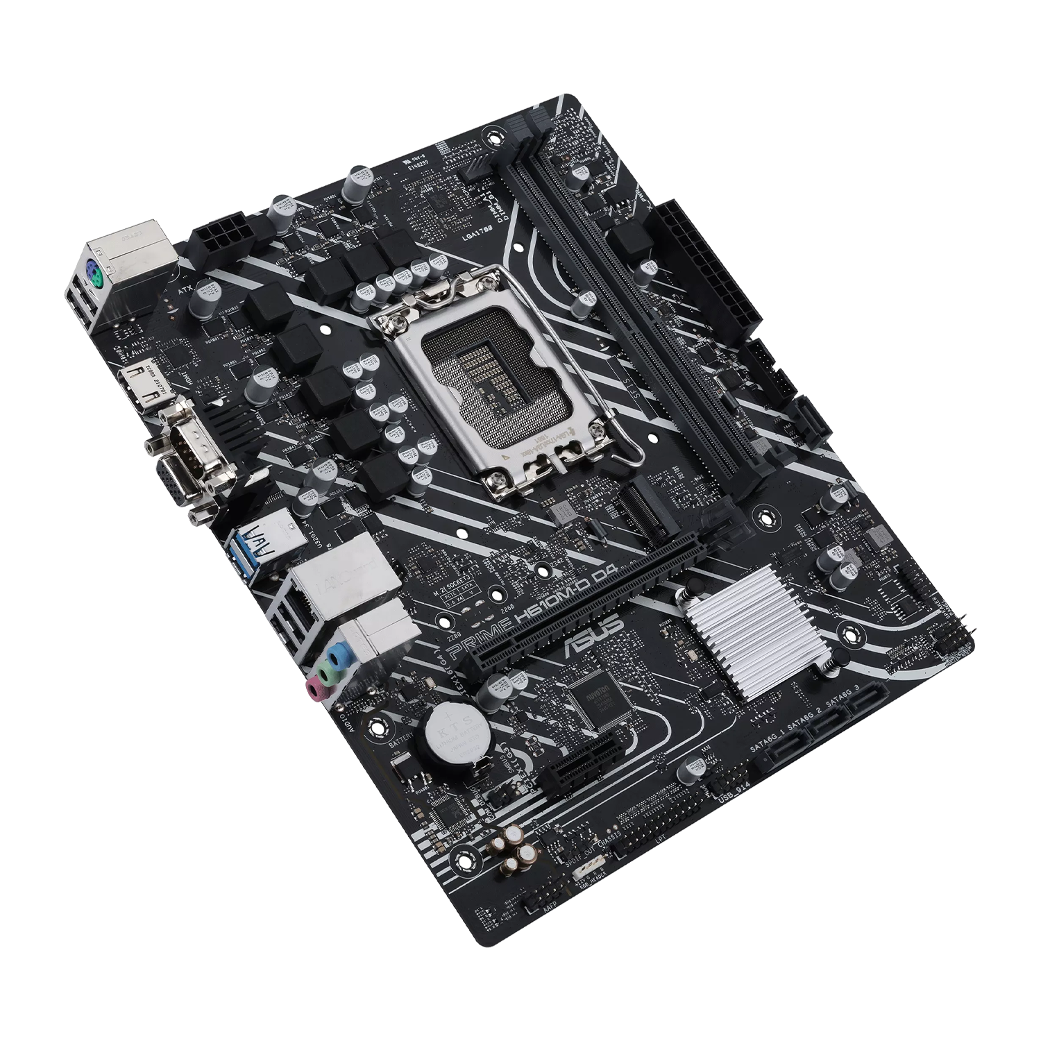Placa Mãe Asus Prime H610M-F D4 / Socket LGA 1700 / Chipset Intel H610 / VGA / DDR4