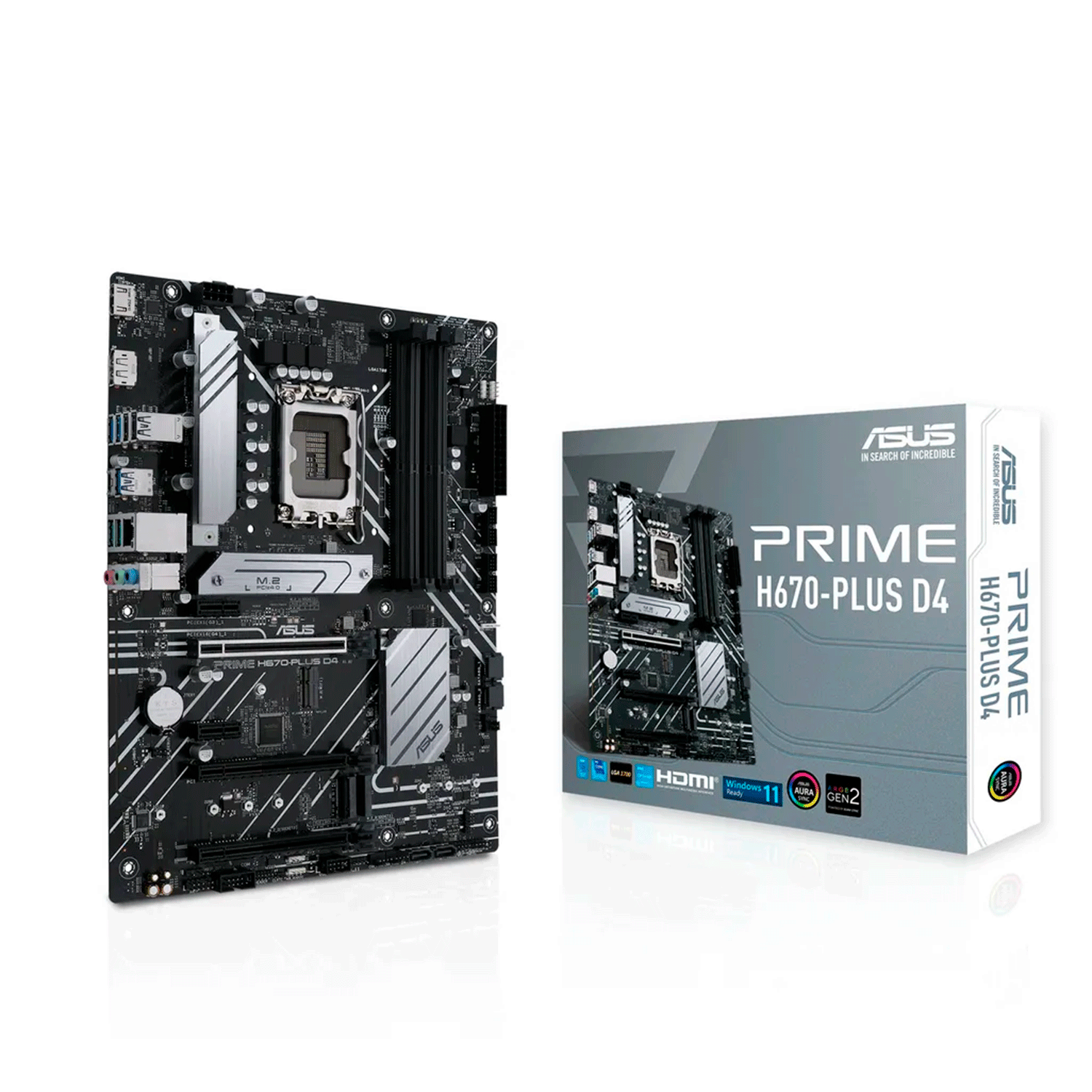 Placa Mãe Asus Prime H770 Plus D4 Socket LGA 1700 Chipset Intel H770 DDR4 ATX