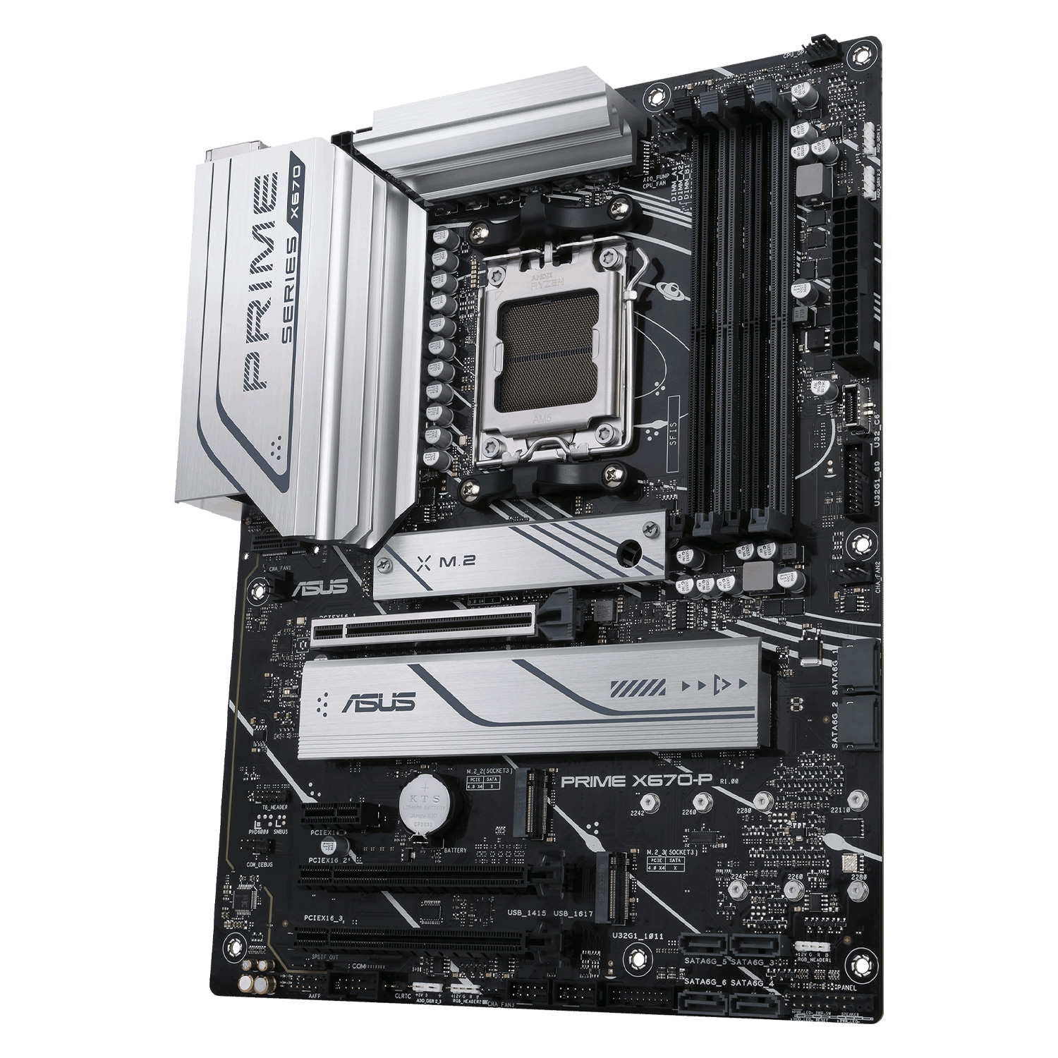 Placa Mãe Asus Prime X670-P DDR5 Socket AM5 Chipset AMD X670 ATX