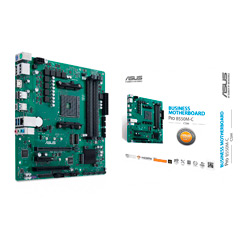 Placa Mãe Asus Pro B550M-C/CSM Socket AM4 Chipset AMD B550 DDR4 Micro ATX