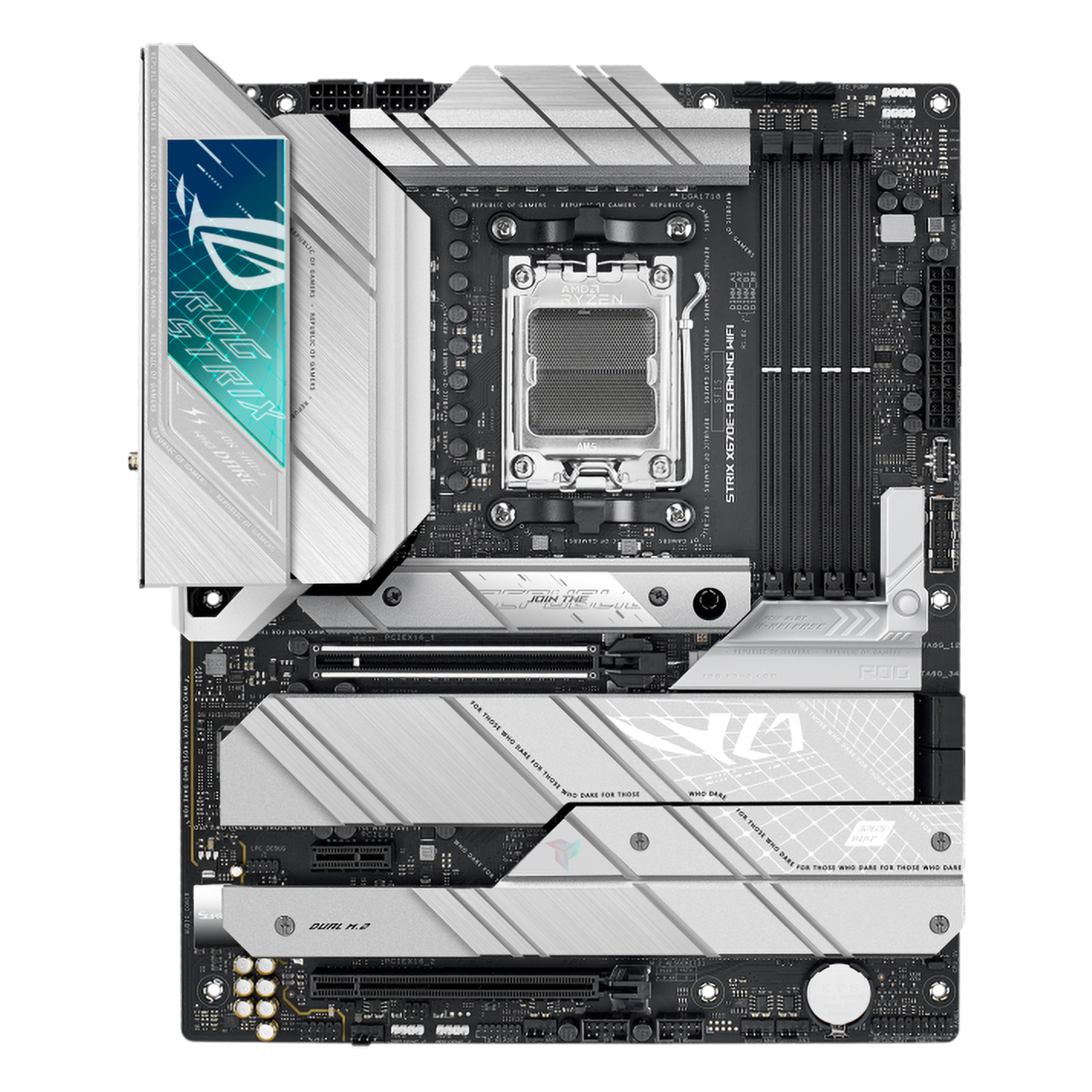 Placa Mãe Asus Rog Strix X670E-A Gaming Wi-Fi Socket AM5 Chipset AMD X670 DDR5 ATX