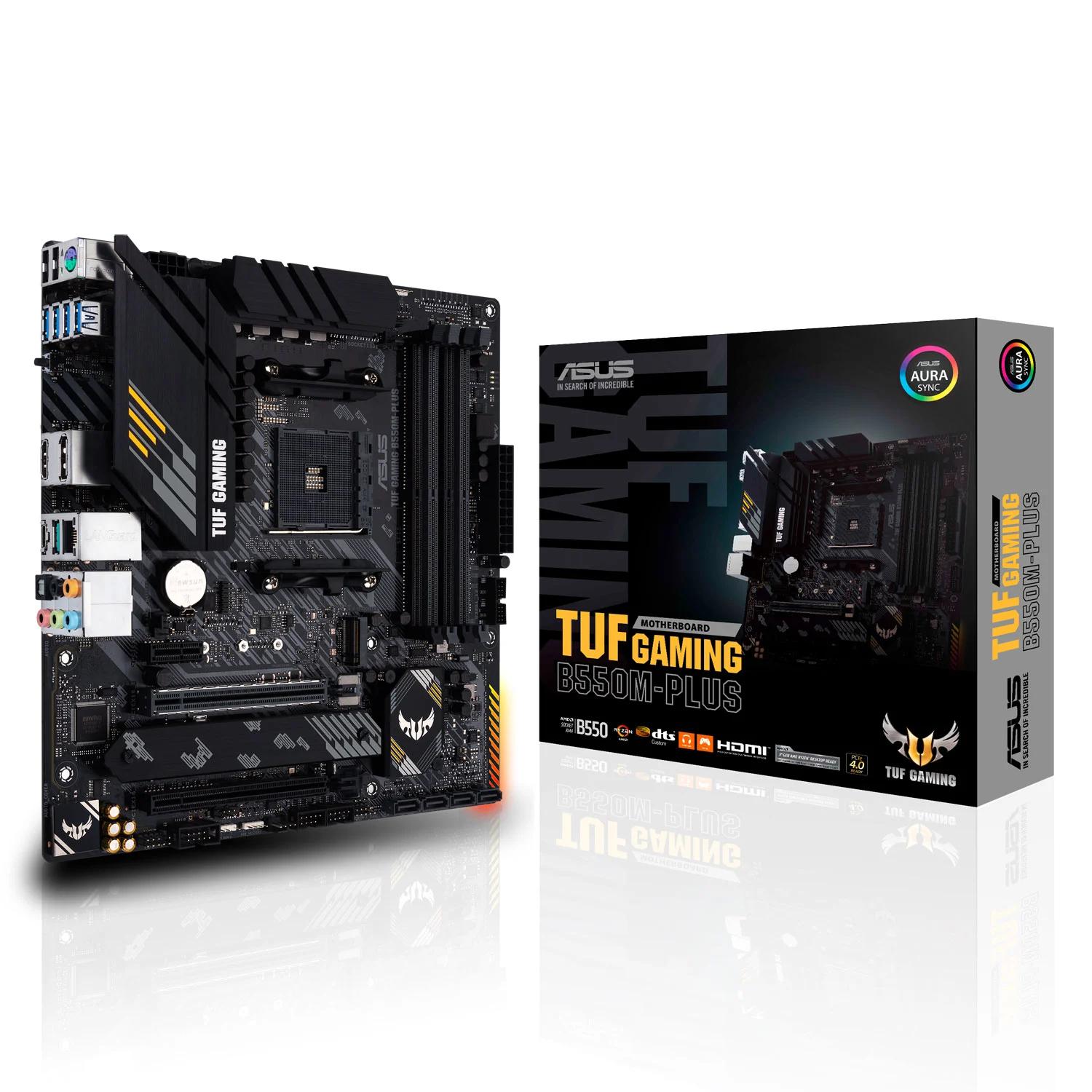 Placa Mãe Asus Tuf Gaming B550M-Plus DDR4 Socket AM4 Chipset AMD B550 Micro ATX