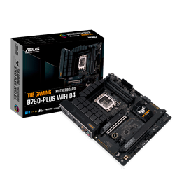 Placa Mãe Asus Tuf Gaming B760 Plus Wi-Fi D4 LGA 1700 / Chipset Intel B760 / DDR4 / ATX
