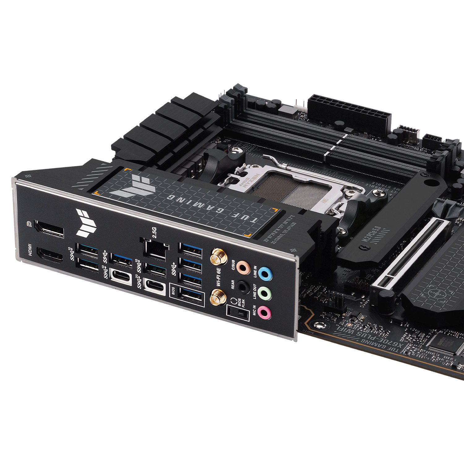 Placa Mãe Asus Tuf Gaming X670E-Plus Wi-Fi DDR5 Socket AMD AM5 Chipset X670 ATX