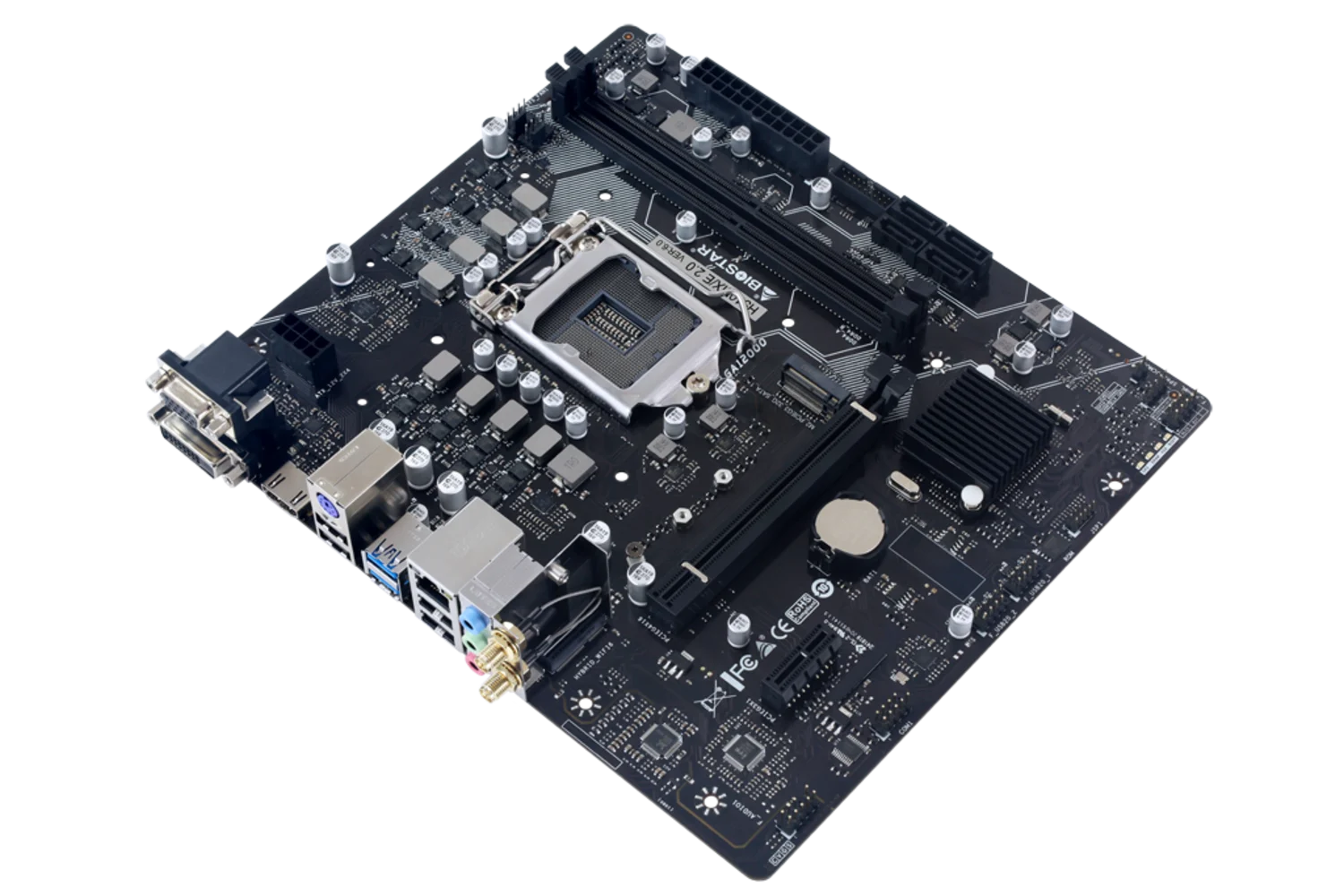 Placa Mãe Biostar H510 MX/E 2.0 DDR4 Socket LGA 1200 Chipset LGA 1200 Micro ATX