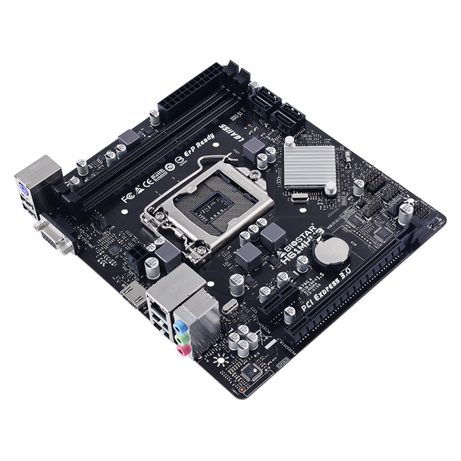 Placa Mãe Biostar H61MHV3 DDR3 Socket LGA 1155 Chipset Intel H61 Micro ATX